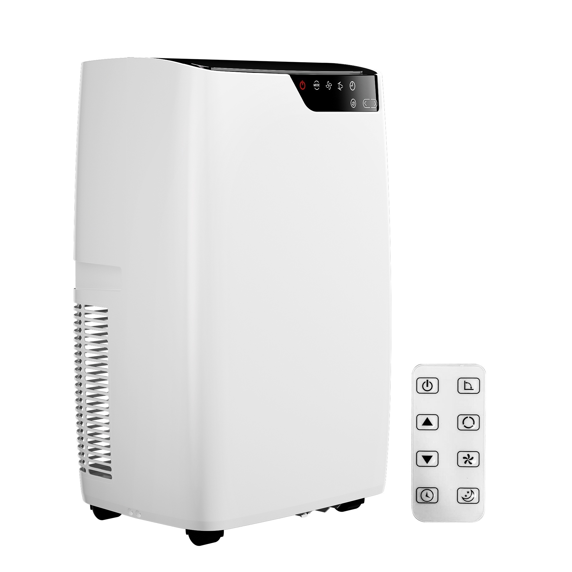 EdenDirect Portable Air Conditioner — 12,000 BTU, Cools 290 Sq. Ft., Dehumidifier, Remote Control, White, Model# NTE-FDP41-ZPV1R3
